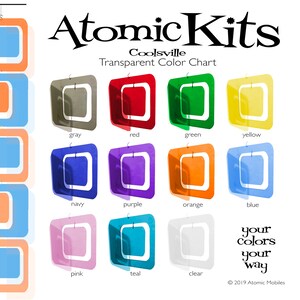 Coolsville DIY Kits Atomic Clear Colors - Make a MOD Kinetic Room ...