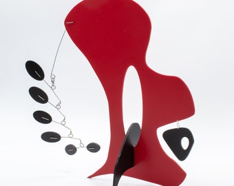 Abstract Monkey Stabile: Modern Art Sculpture, Limited Edition