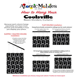 Coolsville Mix 'n Match Atomic DIY Kit - Retro Room Dividers | Wall Art ...