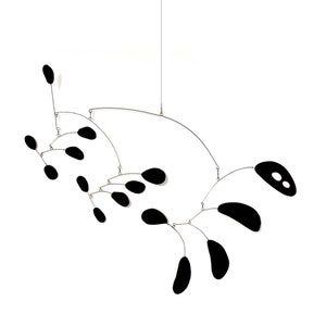 GrooveCATS HipCat Art Mobile: Atomic Mid Century Modern Kinetic Hanging Mobile- 4 Sizes