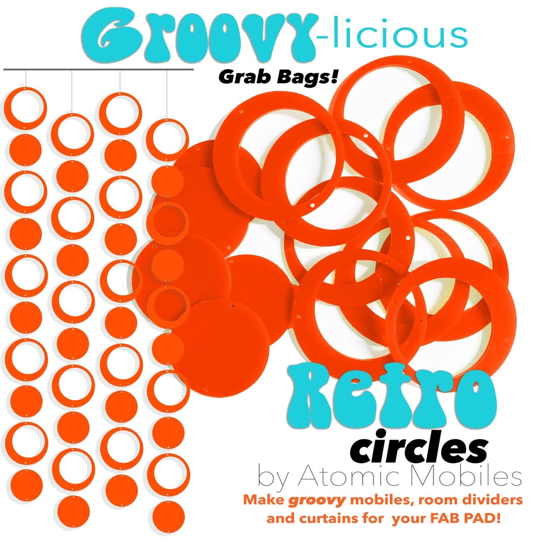 SALE! Groovy-licious Grab Bag - Cool Retro Atomic Mobiles DIY Kit ...