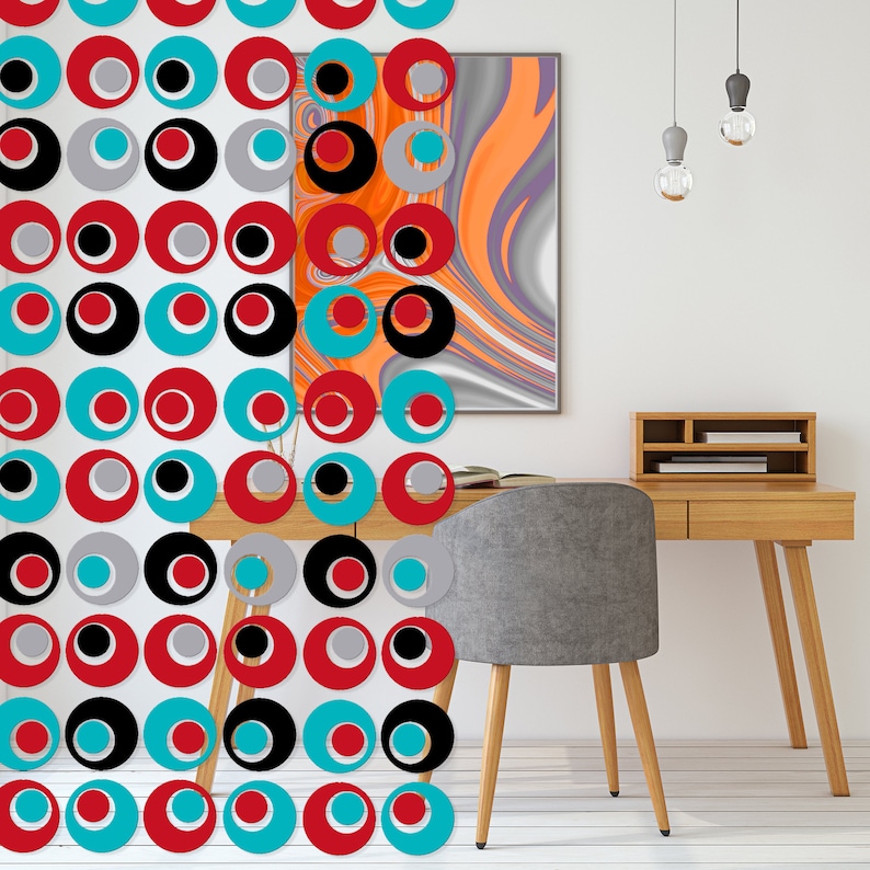 Rad Retro Room Divider Stunning Groovy DIY Kit Partition | Etsy