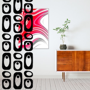 DIY Kit Black Beatnik Party Atomic Room Divider - Mid Century Modern ...