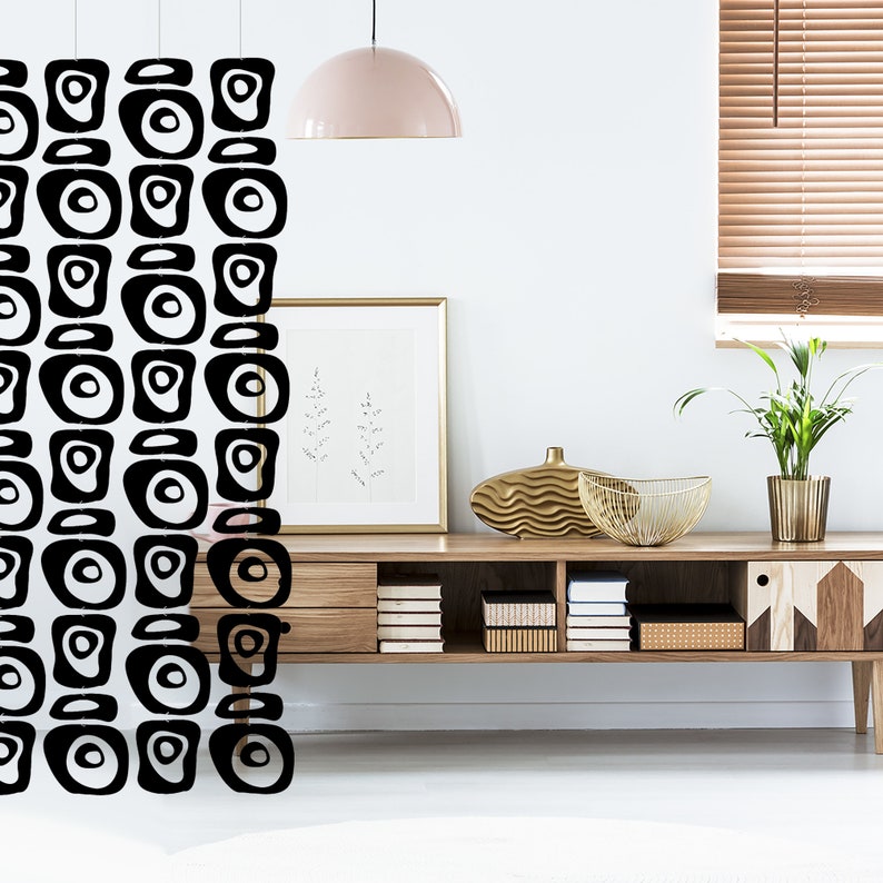 Kit fai da te per divisorio per ambienti Retro-A-GoGo Atomic: MCM Mid Century Home Decor Mobili, schermi, tende o decorazioni murali immagine 5