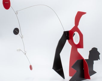 Abstract Rabbit Stabile Art Sculpture - Christmas Gift Idea - Animal Sculpture - Rabbit Art - Gift Ideas - Abstract Animal Art - Modern Art