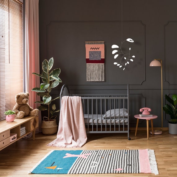 Coolcat Art Mobile: Atomic Mid Century Modern Nursery Decor - Etsy