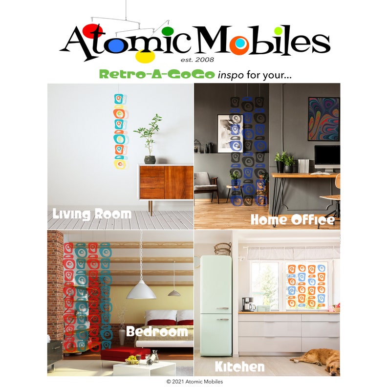 Retro Atomic DIY Kits Mix 'n Match Clear Colors - MOD Kinetic Room ...