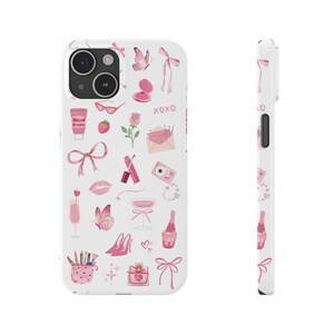 Aesthetic Pink phone case, croquette, gift, iphone, iphone cases, gifts, gift for her, phone accessories