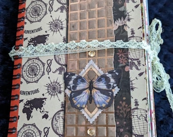 Completed Junk Journal/scrap book Gift Idea Positivity and Love