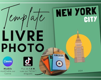 Assouline Book New York Style Canva Template - Photo Album