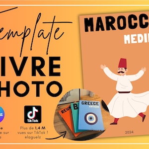 Morocco Assouline Book Style Canva Template - Photo Album