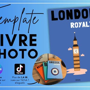 London Assouline Book Style Canva Template - Photo Album