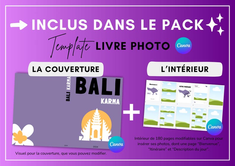 Bali Canva Photo Book Template Photo Album Etsy