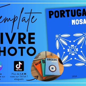 Portugal - Assouline Book Style Canva Template - Photo Album