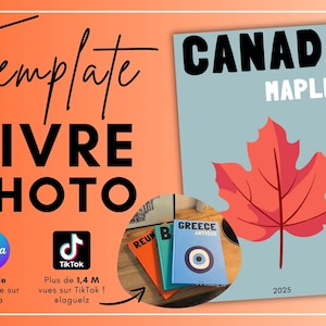 Canada Assouline Book Style Canva Template - Photo Album