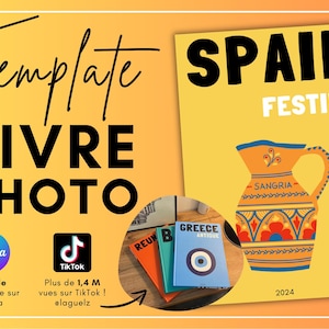 Spain - Assouline Book Style Canva Template - Photo Album