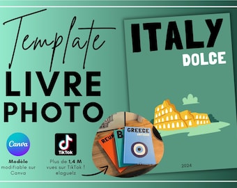 Italy - Assouline Book Inspired Canva Template - Photo Album