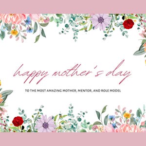 Biglietto per la festa della mamma, Buona festa della mamma, Biglietto di auguri digitale stampabile, Mamma speciale, Biglietto per la mamma, Biglietto per la nonna, Biglietto per lei