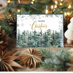 Biglietto di auguri di Natale, biglietto digitale stampabile, bellissimo biglietto di Natale, biglietto di auguri speciale per le feste, biglietto di Natale unico, biglietto per i propri cari