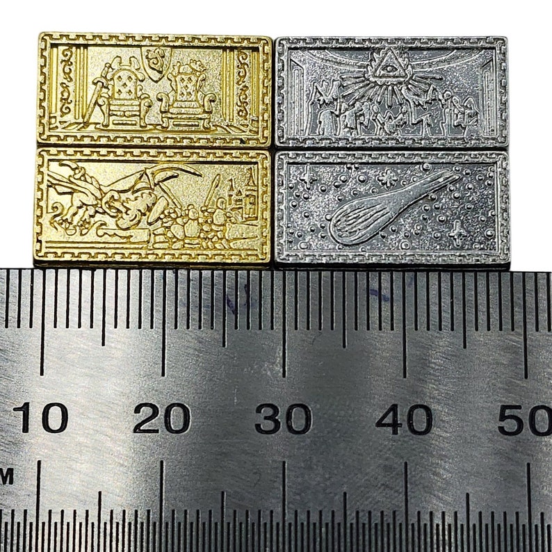 50 Platinum Metal Trade Bars, Game Coins, TTRPG Accessories, Dungeons and Dragons & Tabletop RPG Games, Board Game Token image 6