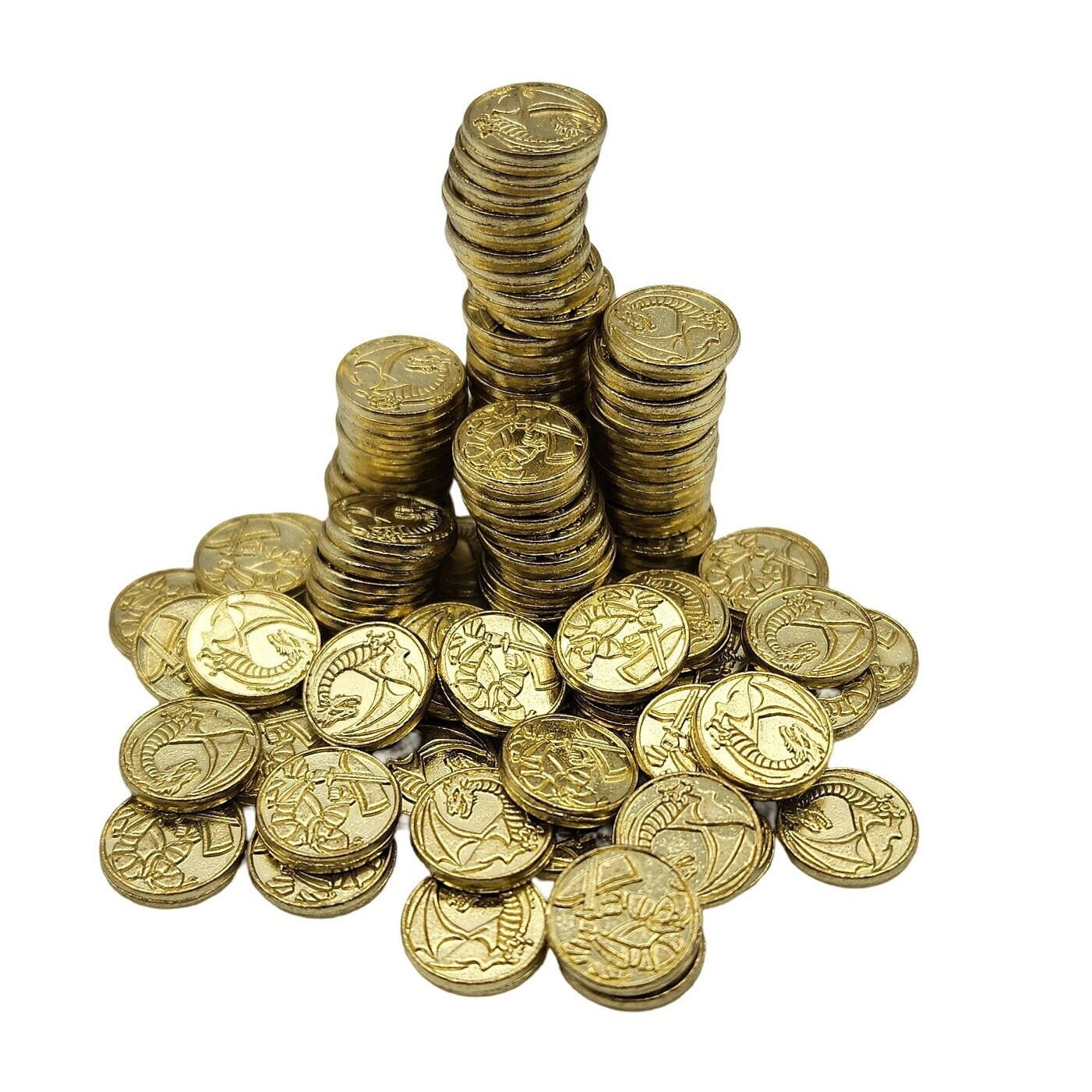 Cartoon gouden zilveren bronzen metalen trofee cup set geïsoleerde