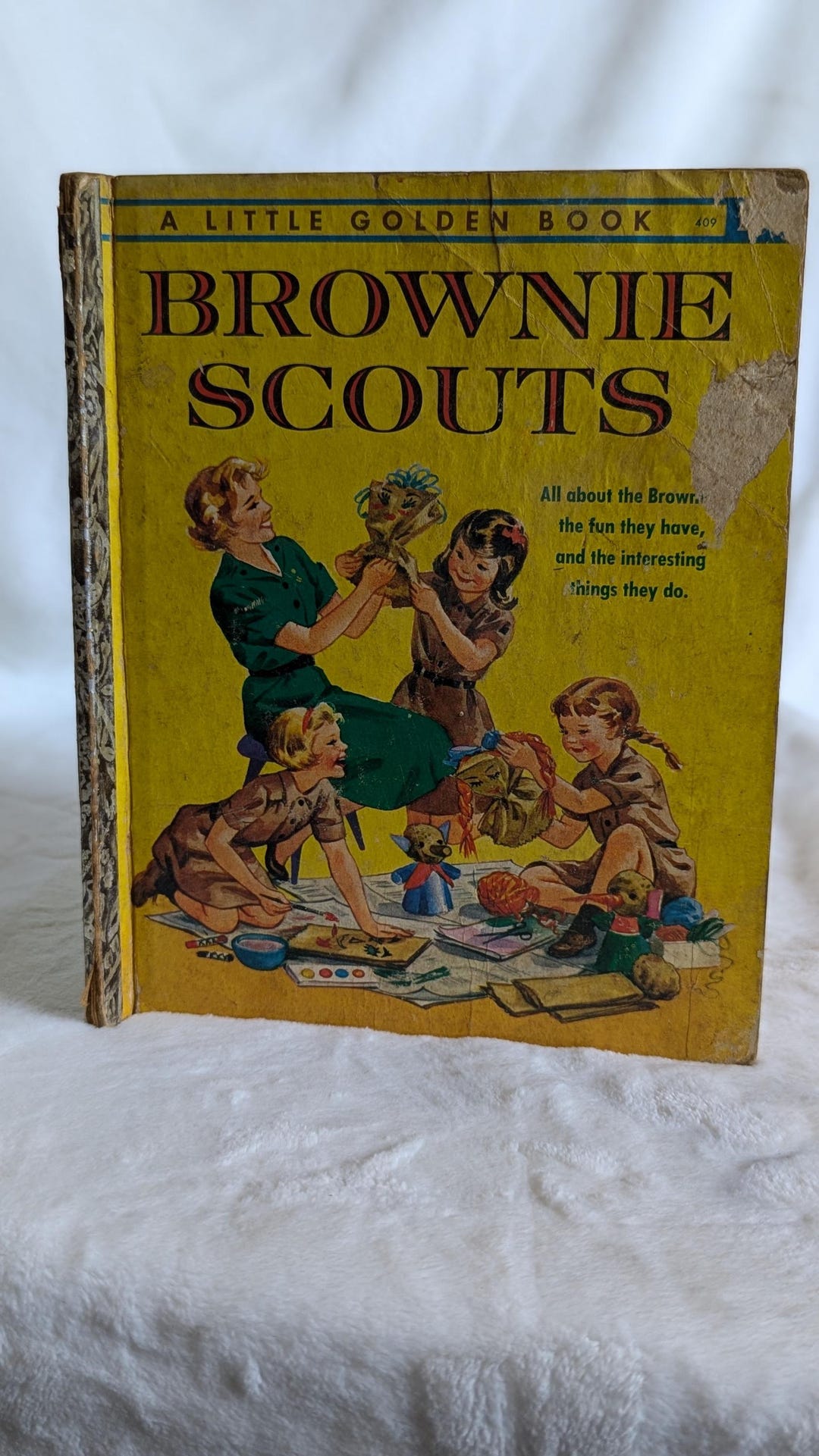 Vintage 1961 LITTLE GOLDEN BOOKS Brownie Scouts Etsy