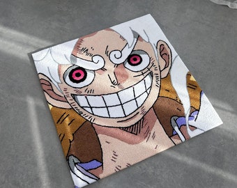 Handmade Anime Character Rug: Custom Pirate Design