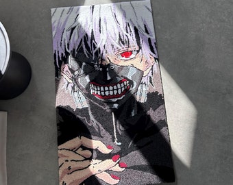 Handmade carpet  Anime Character Rug: Custom Home Decor
