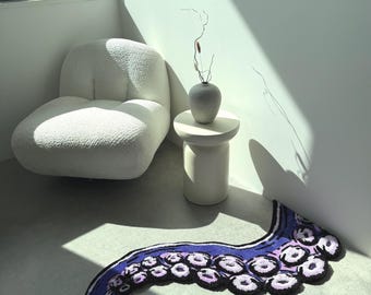 Handmade octopus tentacle 3d Tufted  Rug: Custom carpet home Decor