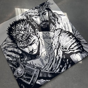 Handmade Guts Rug:  Anime Character Sword carpet