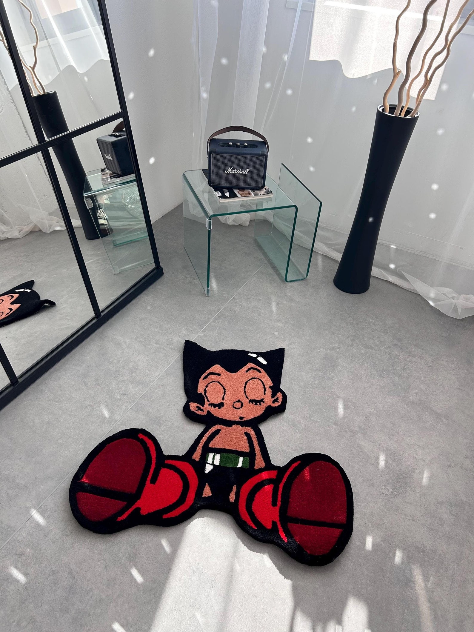 Astro Boy Rug: Handmade Anime Character Home Decor - Etsy