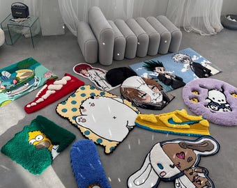 Custom Handmade 3D Rug: Personalized Carpet Design