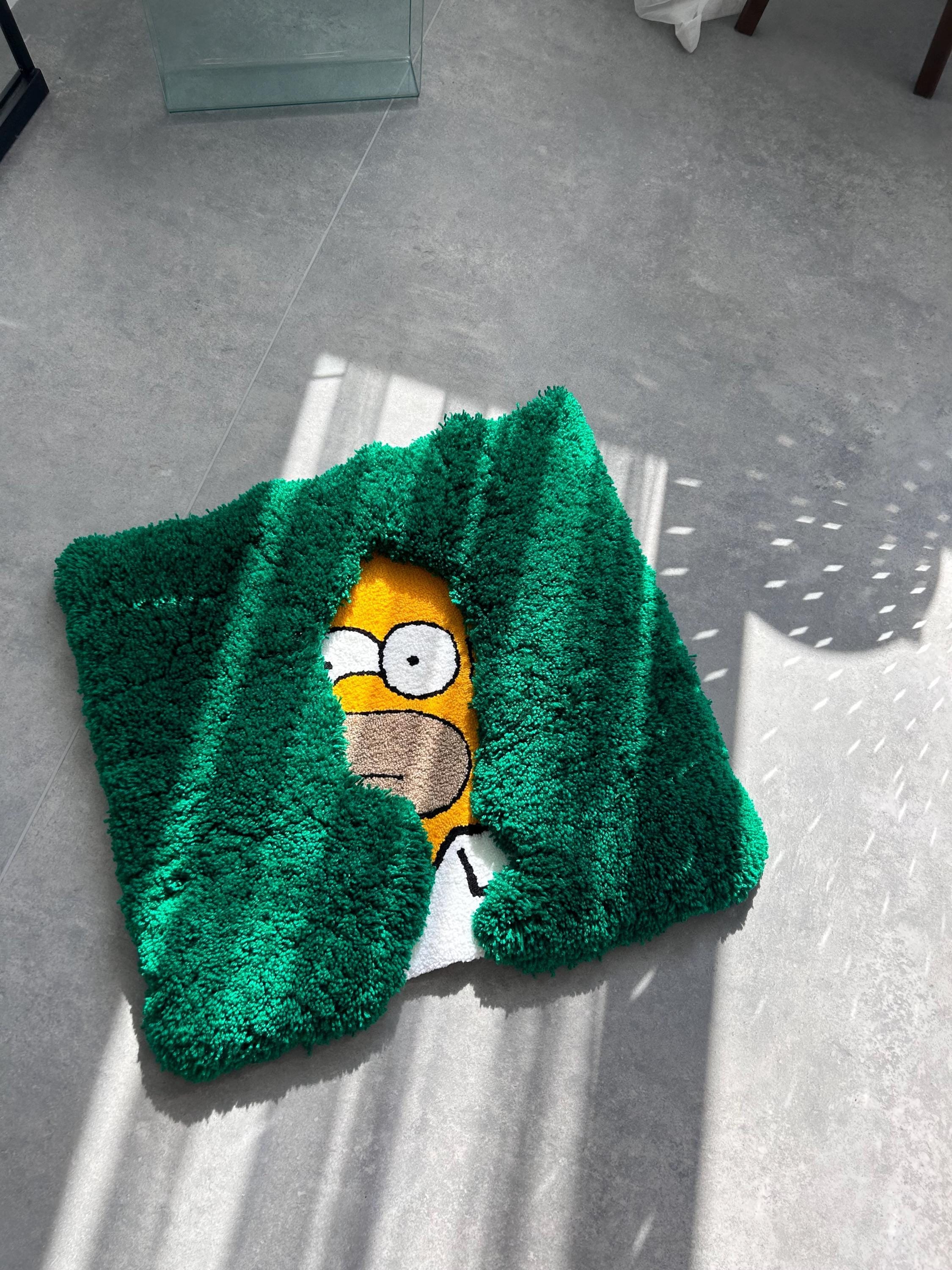 ホーマーシンプソン ラグ Homer simpson rug - Etsy 日本