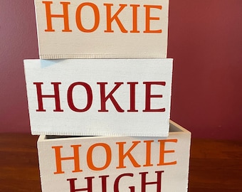 Virginia Tech Hokie, Hokie, Hokie High wood box set