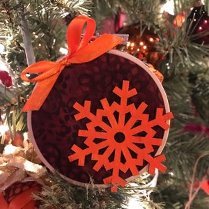 Virginia Tech Hoop Ornament