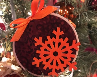 Virginia Tech Hoop Ornament