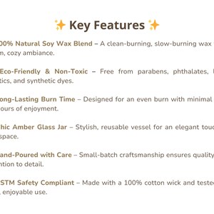 Key Features of Cancer Zodiac Candle: 100% natural soy wax, eco-friendly, hand-poured in small batches, long-lasting burn time, chic amber glass jar, ASTM safety compliant.