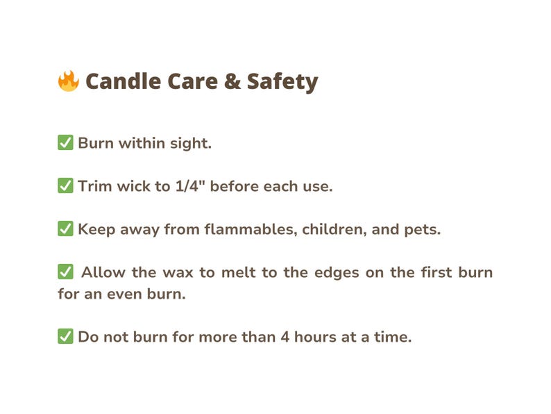 Candle Care & Safety Instructions for Cancer Zodiac Candle. Essential guidelines for safe burning and optimal use.