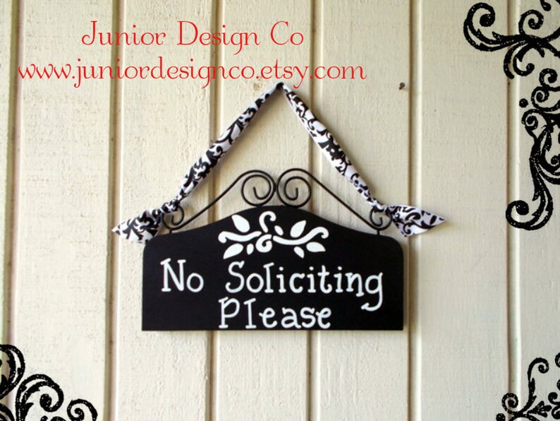 no soliciting sign nice way to discourage solicitors from etsy