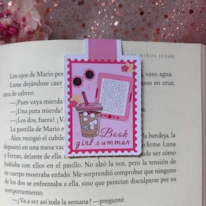Book Girl Summer | Magnetic Bookmark | Bookmark