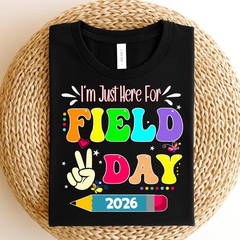 I'm just here for field day Png Svg Bundle, Field Day SVG, Field Day 2026 PNG, Last day of School svg, Field day teacher shirt 2026 image 3