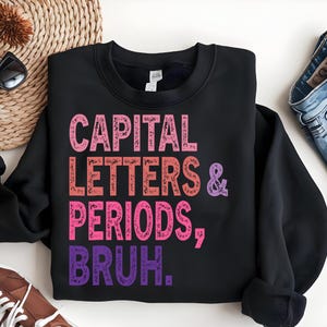 Letras mayúsculas, puntos, bruh, png, maestro, regreso a la escuela, svg, agradecimiento al maestro, regalo para el maestro, diseños de maestros de inglés, png