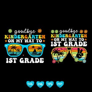 Kindergarten Graduation SVG: 1st Grade Here I Come (Digital Download 2025)
