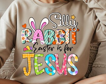 Dummer Hase Ostern ist für Jesus SVG Png, Ostertag 2026 Png, netter Ostertag Png, Osterbibel-Vers-Svg Png, Sublimations-Digital-Designs
