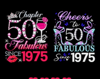 50th Birthday SVG Png ,50th And Fabulous Png ,50th Birthday SVG, 50th Birthday Shirt,50th Birthday Svg, hello Fifty, Vintage 1975 Svg Png