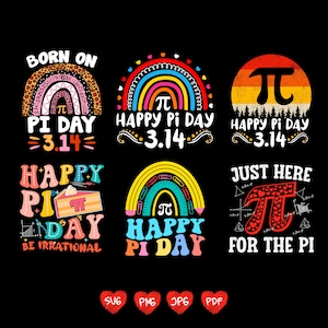 Happy Pi Day PNG Svg Bundle, Retro Pi Day Png, Funny Math Png, Funny Pi Day, Math Teacher Gift, Math Lover Png, Pi Day Gifts Designs