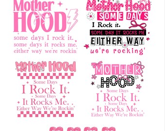 Mother Hood Bundle Png Svg, Funny Sarcastic Mom Sleeve Shirt Design, Mom Svg, Funny Mom Life, Mama Svg, Mom SVG, Mother Day 2026 Gifts