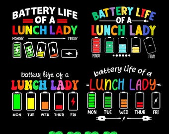 Lunch Lady Png Svg Bundle: Cafeteria Crew, Tillbaka till skolan-present (digital nedladdning)