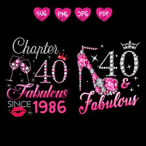 40歳の誕生日 SVG PNG、40歳と素敵なPNG、40歳の誕生日 SVG、40歳の誕生日シャツ、40歳の誕生日 SVG、ハローフォーティー、ヴィンテージ1986 SVG PNG