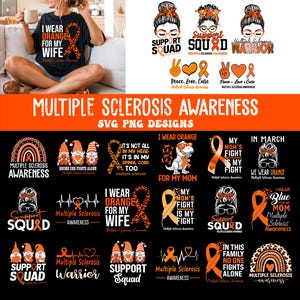 Multiple Sclerosis Awareness Bundle Svg Png, Multiple Sclerosis Awareness Png, Multiple Sclerosis Png, Multiple Sclerosis Sublimation Design